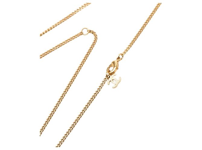 Collana Chanel Coco Mark Camellia A20A Nero D'oro - vista 4