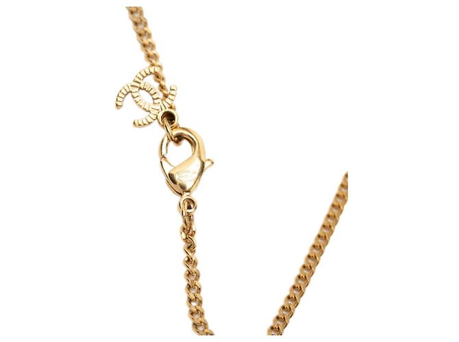 Collana Chanel Coco Mark Camellia A20A Nero D'oro - vista 5