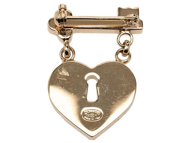 Spilla Chanel Coco Mark Heart Key Motif - vista 2