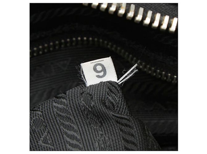 Borsa Boston in pelle nera Prada Nero - vista 11