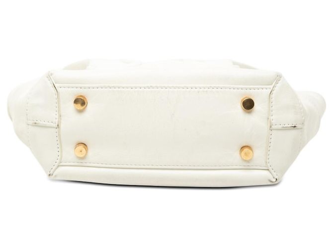 Borsa Bottega Veneta Maxi Intrecciato Arco Bianco - vista 3