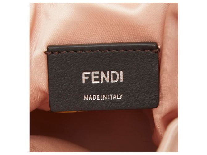 Borsa a mano e a tracolla Fendi Montresor Mini Rosa - vista 10