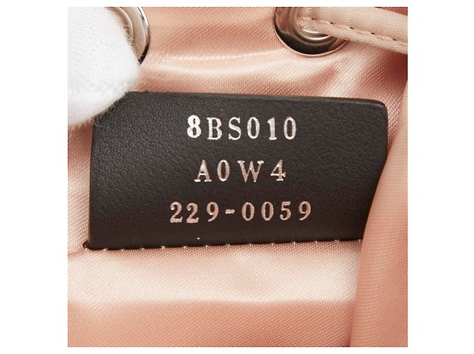 Borsa a mano e a tracolla Fendi Montresor Mini Rosa - vista 11