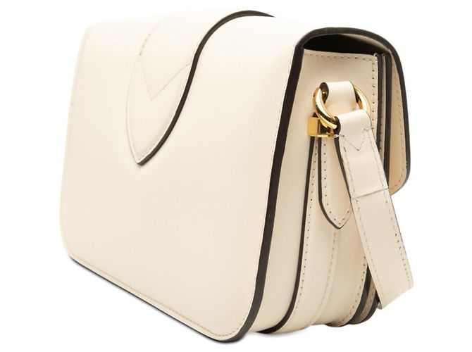 Borsa a tracolla Louis Vuitton Pont Neuf Bianco - vista 2