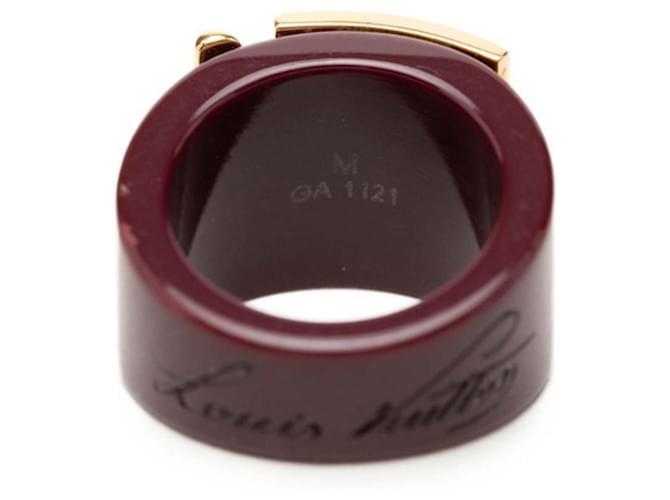 Louis Vuitton Ring Lockme Rot Bordeaux - Ansicht 4