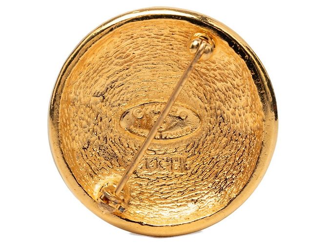 Timeless Spilla Coco Mark placcata oro Chanel D'oro - vista 2