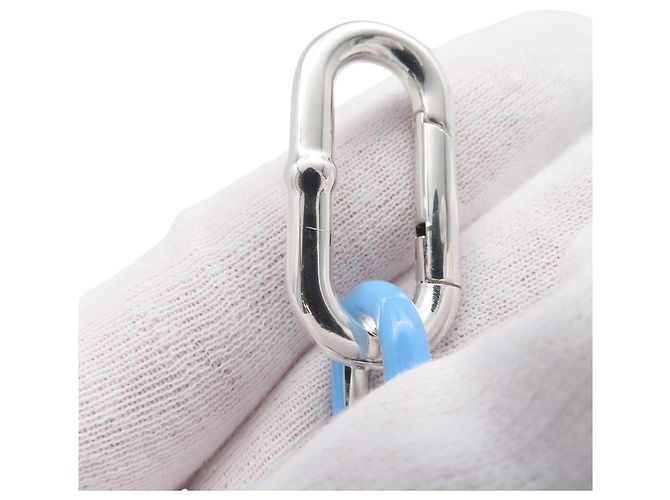 Choker Bottega Veneta Light Blue Silver Blu chiaro - vista 5