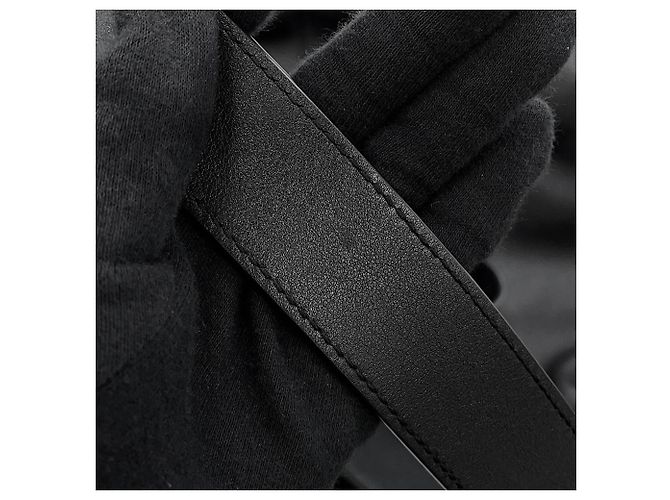Borsa Tote in pelle nera Yves Saint Laurent Nero - vista 13
