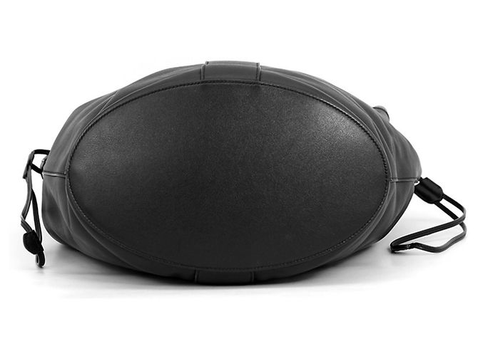 Borsa Tote in pelle nera Yves Saint Laurent Nero - vista 3
