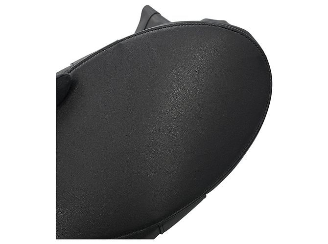 Borsa Tote in pelle nera Yves Saint Laurent Nero - vista 7