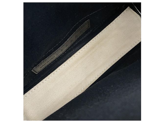 Borsa Balenciaga Navy Cabas XS Nero Bianco - vista 9