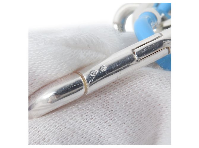 Bracciale Charm Azzurro Bottega Veneta Blu chiaro - vista 8