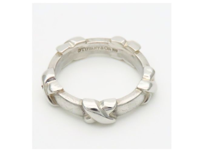 Tiffany & Co. Signature Cross Ring Silber - Ansicht 3
