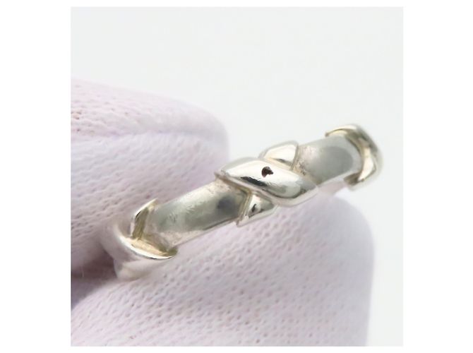 Tiffany & Co. Signature Cross Ring Silber - Ansicht 9