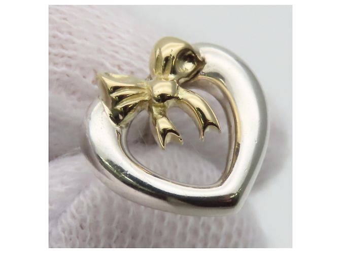 Orecchini Heart Ribbon Open di Tiffany & Co. Argento D'oro - vista 7