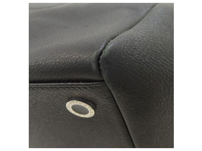 Bulgari Bvlgari Leder-Tote-Bag Schwarz - Ansicht 29