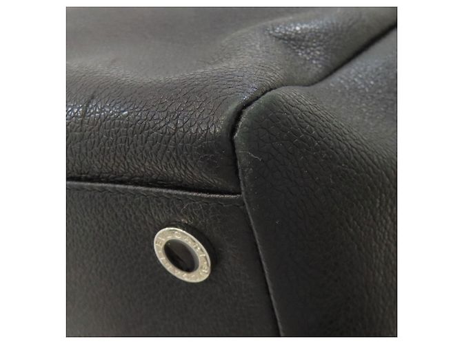 Bulgari Bvlgari Leder-Tote-Bag Schwarz - Ansicht 31