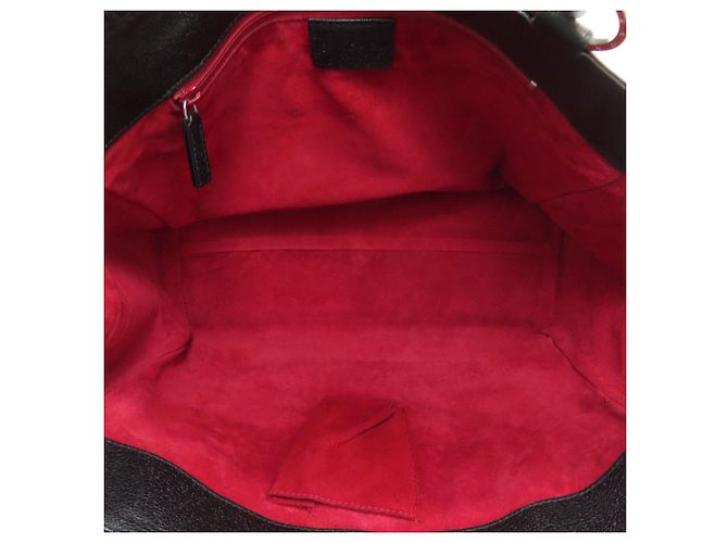 Bulgari Bvlgari Leder-Tote-Bag Schwarz - Ansicht 5