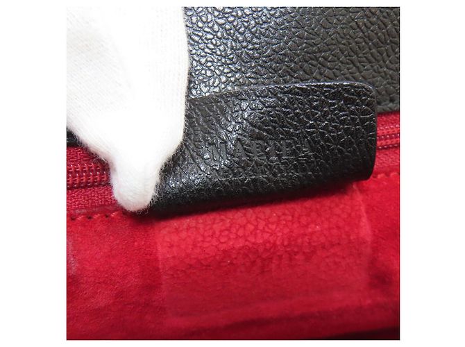 Bulgari Bvlgari Leder-Tote-Bag Schwarz - Ansicht 7