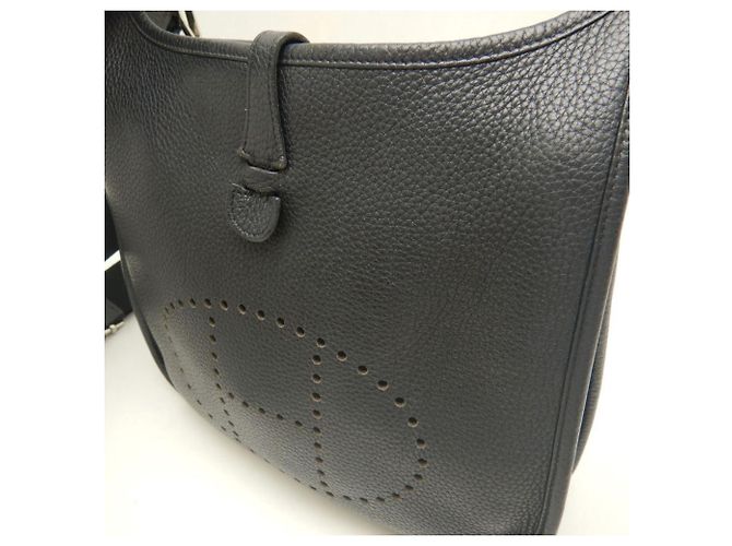 Hermès Borsa a tracolla Hermes Evelyne 3PM Nero - vista 10