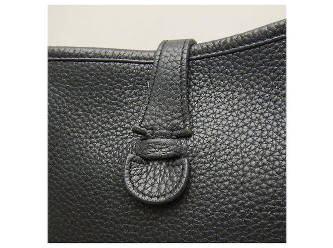 Hermès Borsa a tracolla Hermes Evelyne 3PM Nero - vista 18