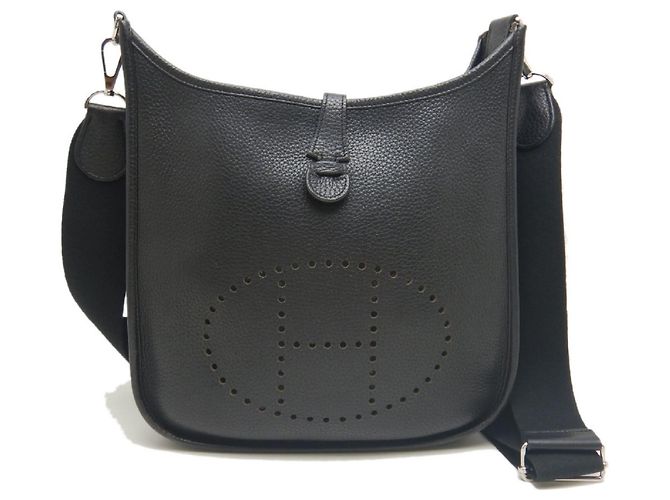 Hermès Borsa a tracolla Hermes Evelyne 3PM Nero - vista 2