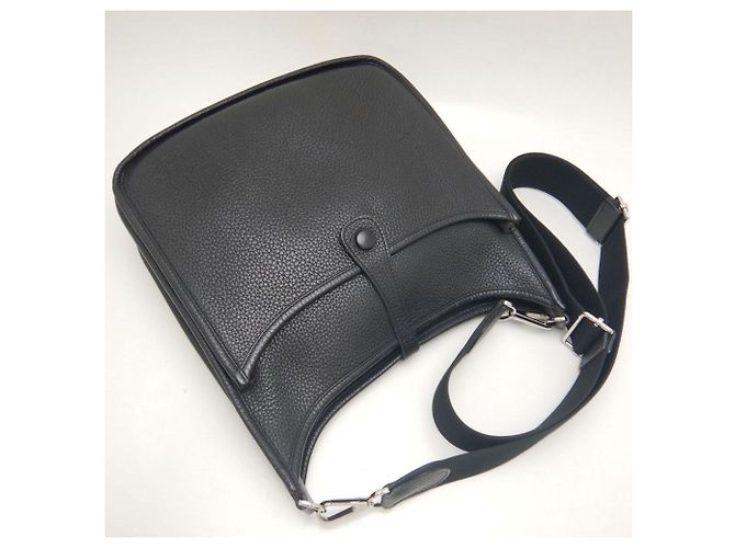 Hermès Borsa a tracolla Hermes Evelyne 3PM Nero - vista 3