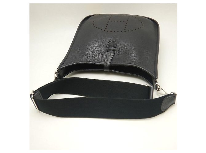 Hermès Borsa a tracolla Hermes Evelyne 3PM Nero - vista 5