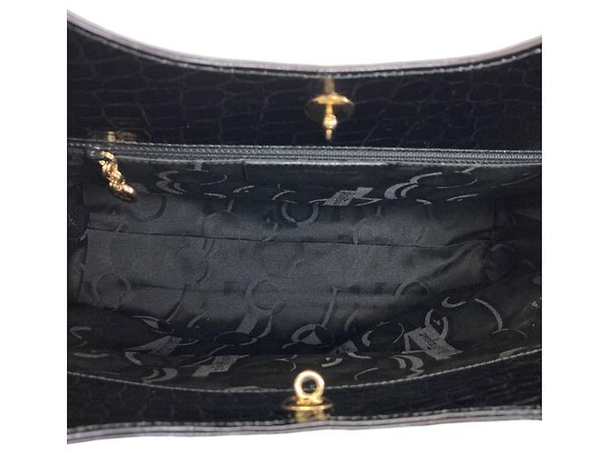 Borsa Tote in pelle goffrata Salvatore Ferragamo - vista 5