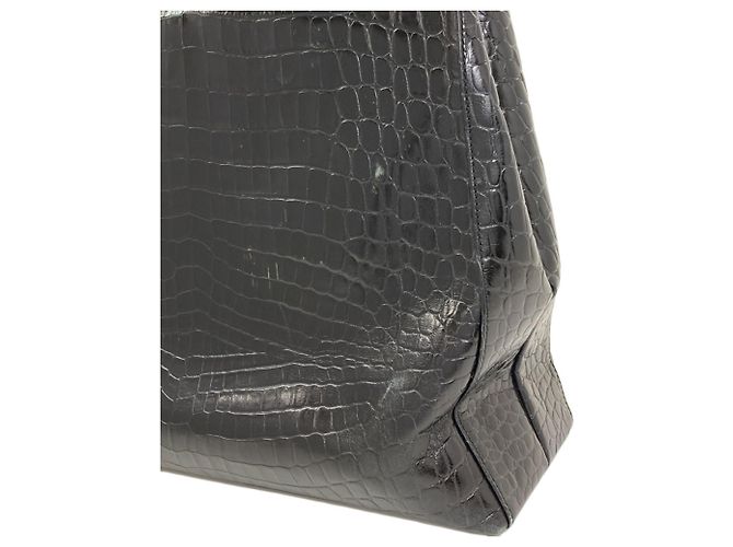 Borsa Tote in pelle goffrata Salvatore Ferragamo - vista 9