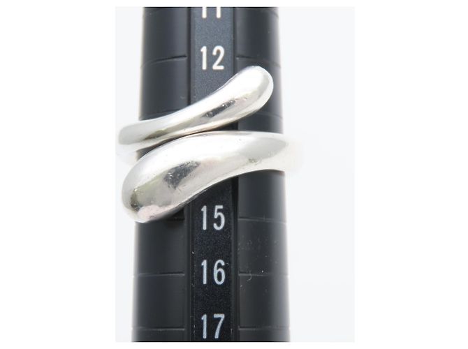 Tiffany & Co. Ring in länglicher Tropfenform Silber - Ansicht 8