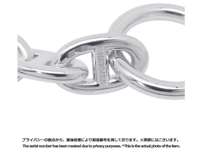 Hermès Pulsera Hermes Chaine d'Ancre PM Plata - vista 10