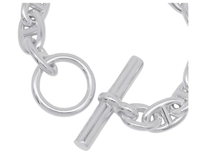 Hermès Pulsera Hermes Chaine d'Ancre PM Plata - vista 4