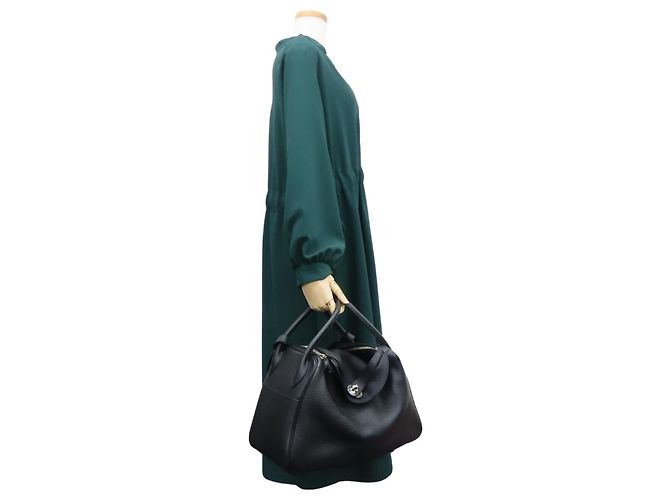 Hermès Borsa Hermes Lindy 34 Nero - vista 38