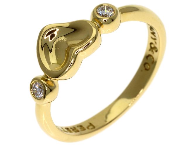 Anello Tiffany & Co. Cuore Chiuso in Diamanti D'oro - vista 2