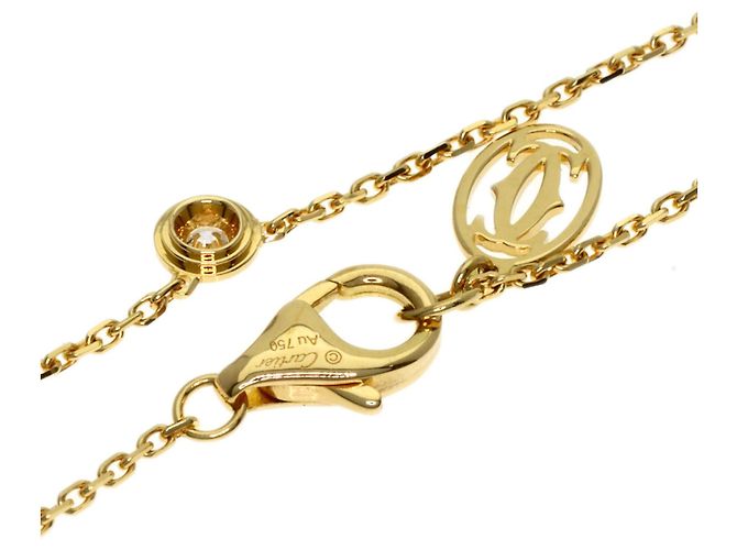 Collana Damour Mini Diamante Cartier D'oro - vista 2