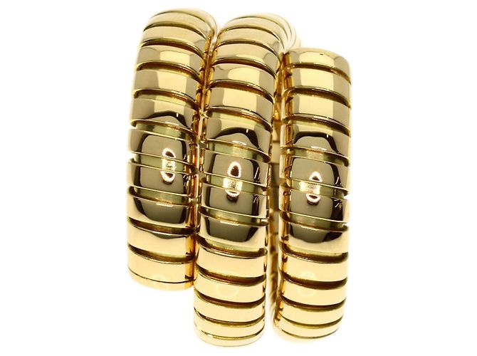 Anello Tubogas Bvlgari Bulgari in oro giallo 18K D'oro - vista 3