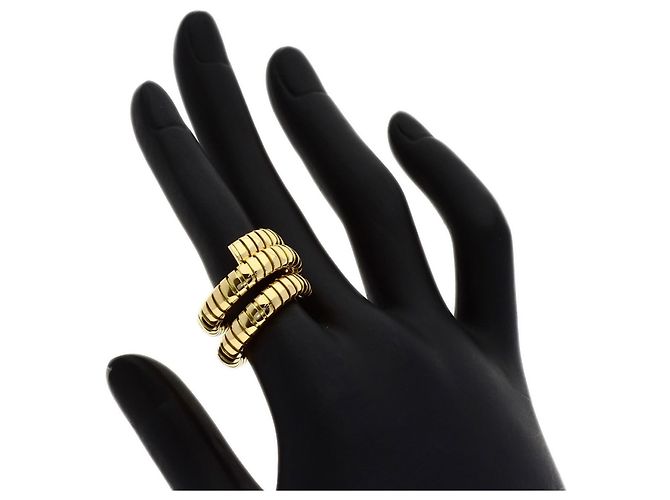 Anello Tubogas Bvlgari Bulgari in oro giallo 18K D'oro - vista 5