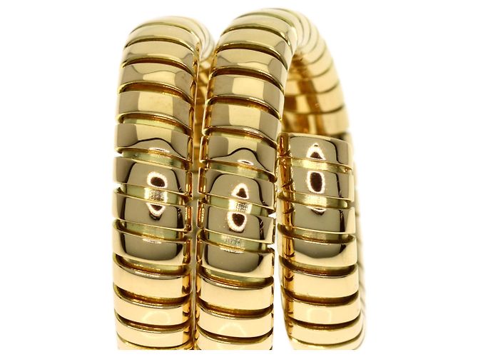 Anello Tubogas Bvlgari Bulgari in oro giallo 18K D'oro - vista 6