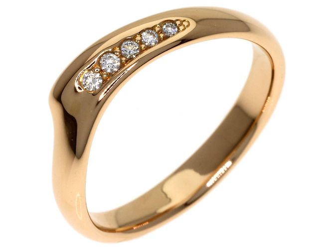 Tiffany & Co. Open Heart Band Diamond Ring Golden - Ansicht 2