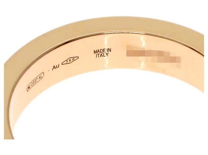 Bulgari Bvlgari Double Logo Diamond Ring Golden - view 5