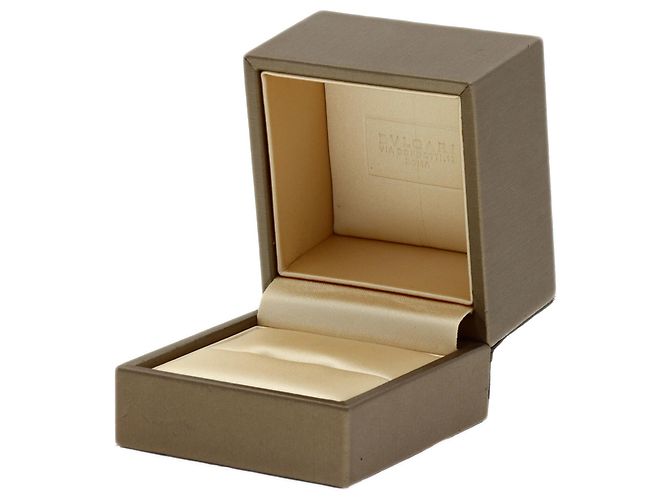 Bulgari Bvlgari Double Logo Diamond Ring Golden - view 7