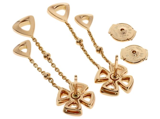 Bulgari Orecchini Bvlgari Fiorever Diamond D'oro - vista 2