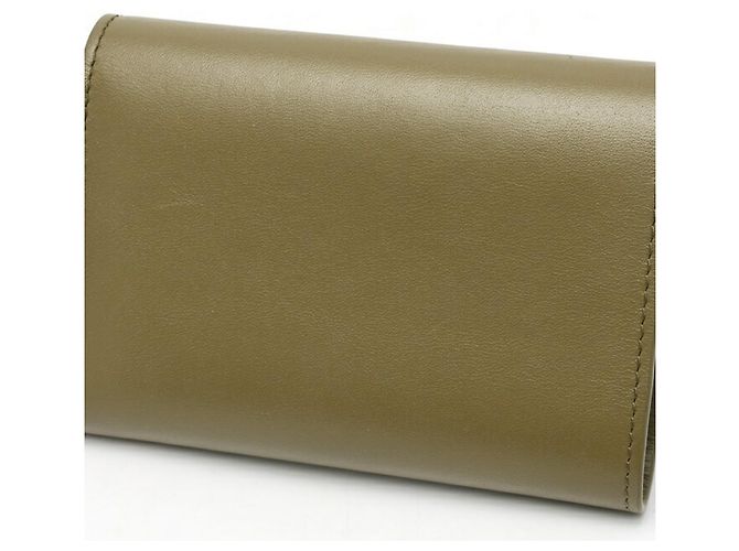 Portafoglio Verticale Piccolo Loewe Pebble Cachi - vista 2