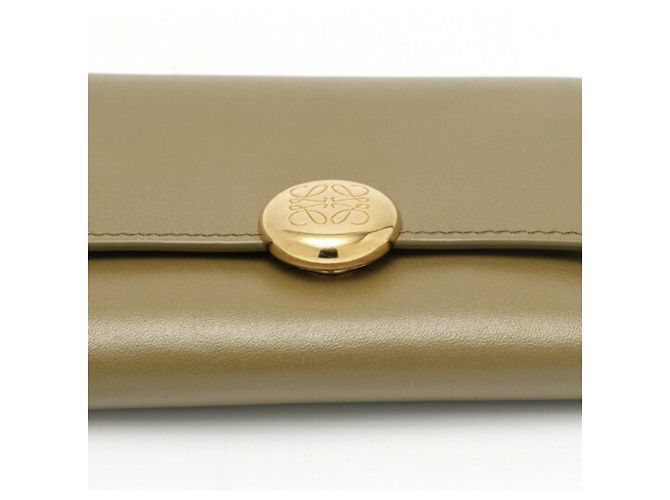 Portafoglio Verticale Piccolo Loewe Pebble Cachi - vista 3