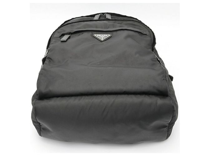 Zaino Prada Re-Nylon x Saffiano Leather Nero - vista 4