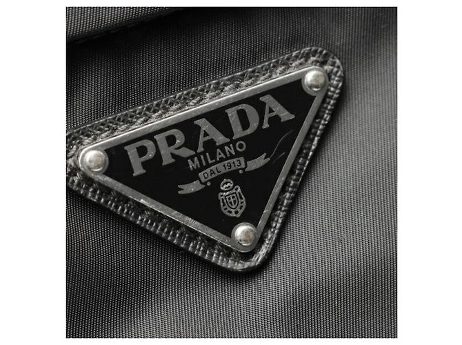Zaino Prada Re-Nylon x Saffiano Leather Nero - vista 5