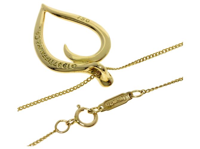Collar Leaf Heart Tiffany & Co. Dorado - vista 2