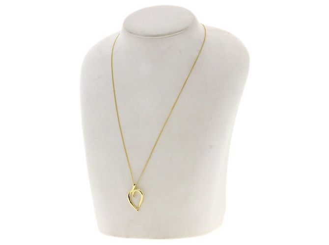Collar Leaf Heart Tiffany & Co. Dorado - vista 4