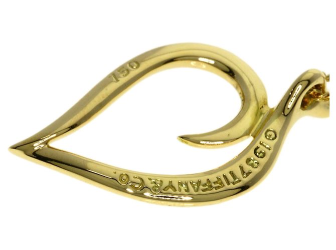 Collar Leaf Heart Tiffany & Co. Dorado - vista 5